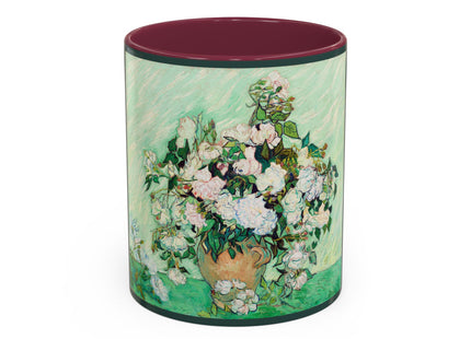 Roses by Vincent Van Gogh Colorful Mugs (11oz, 15oz)