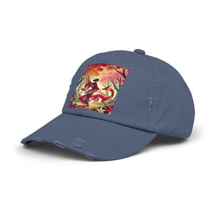 The Dragon Fairy’s Dance Unisex Distressed Cap