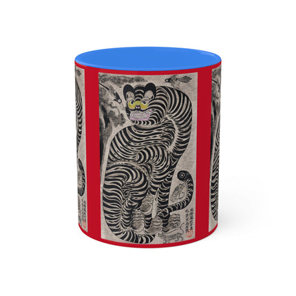 Talismanic Tiger Colorful Mugs, 11oz