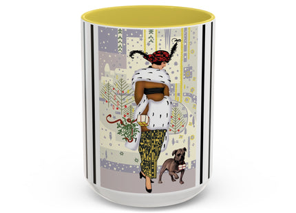 Wrapped in Elegance Colorful Mugs (11oz, 15oz)