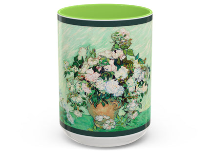 Roses by Vincent Van Gogh Colorful Mugs (11oz, 15oz)