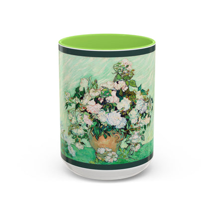 Roses by Vincent Van Gogh Colorful Mugs (11oz, 15oz)