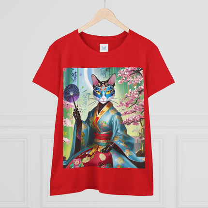 Cyberpunk Geisha Cotton Tee