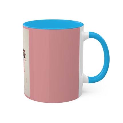 Illustrations of Japanese Toys Pl.001 by Kawasaki Kyosen Colorful Mugs, 11oz