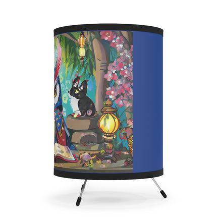 Owl's Magical Workshop Tripod Lamp