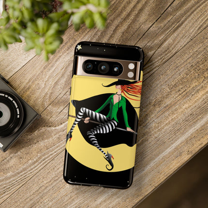 A Witch’s Moonlit Flight Phone Cases