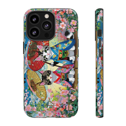 Kimono Kitties Phone Cases
