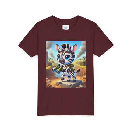 Zebra Lookout Youth Short Sleeve Tee