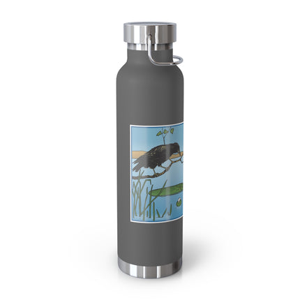 The Crow and the Frog Copper Vacuum Insulated Bottle, 22oz