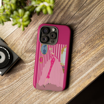 Lady in Pink Phone Case – Graceful Sophistication