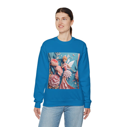 Peony Fairy Unisex Heavy Blend™ Crewneck Sweatshirt