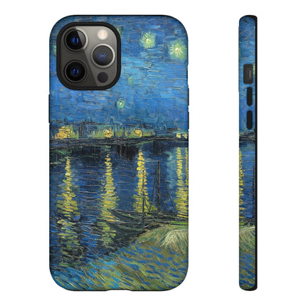 Starry Night Over the Rhone by Vincent Van Gogh Phone Cases