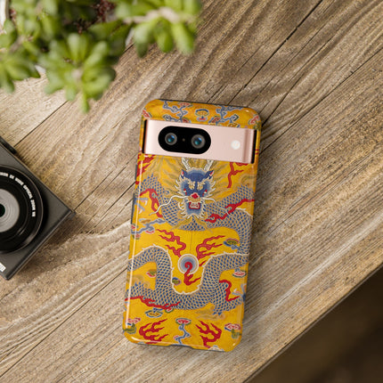 Majestic Dragon Regalia – Imperial 12-Symbol Robe Phone Cases