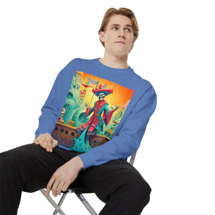 Skeleton Crew of the Misty Seas Unisex Garment-Dyed Sweatshirt