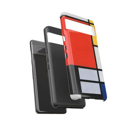 Composition with Red, Yellow, Blue, and Black by Piet Mondrian Phone Cases