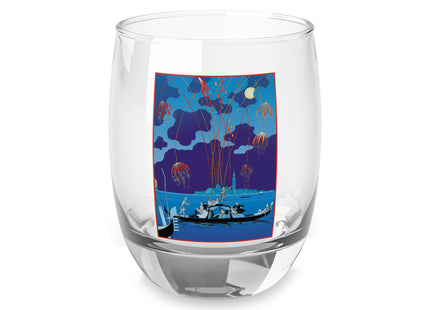 Fireworks in Venice by George Barbier Whiskey Glass