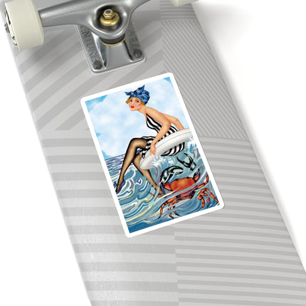 Playful Waves and Fashion Follies Kiss-Cut Stickers (4 Sizes)