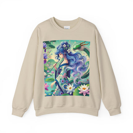 Fairy of the Koi Pond Heavy Blend™ Crewneck Sweatshirt