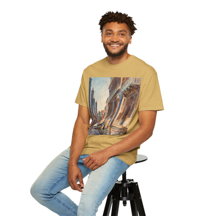 Gondola Moorings on the Grand Canal by John Singer Sargent  Unisex Garment-Dyed T-shirt