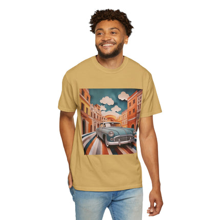 1960 Alfa Romeo Giulietta Unisex Garment-Dyed T-shirt