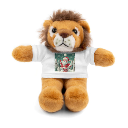 Santa's Joyful Night Stuffed Animals with Tee