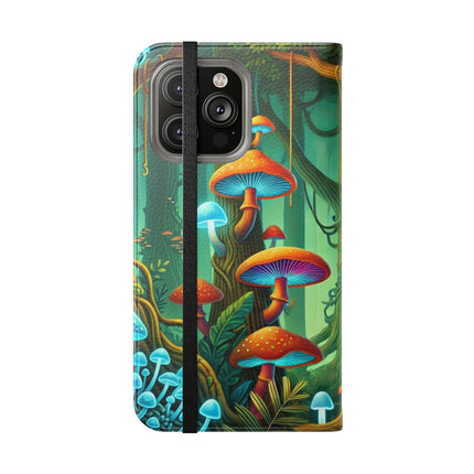 🐅🌿 Silent Stripes Flip Case – Stealth, Grace & Enchanted Forest