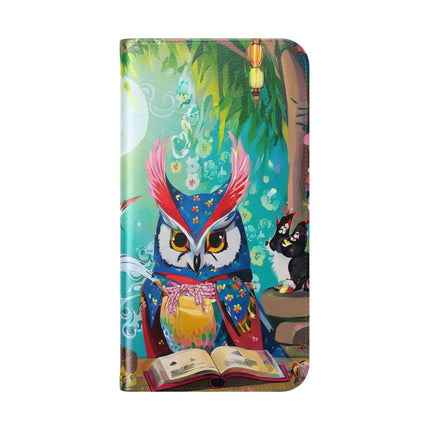 🦉✨ Owl's Magical Workshop Flip Case – Enchanted Wisdom & Arcane Wonder