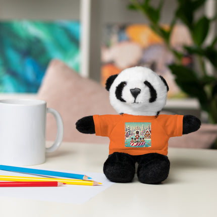 Nutcracker Candy-Striped Adventure Stuffed Animals with Tee