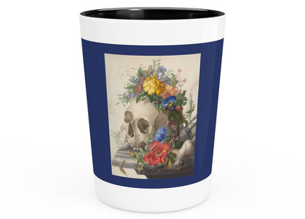 Vanitas Still Life by Herman Henstenburgh Ceramic Shot Glass