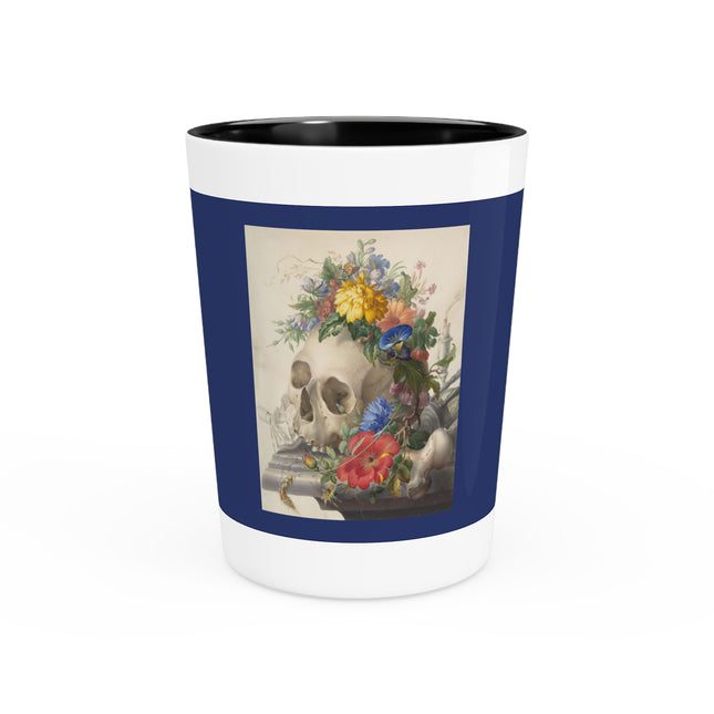 Vanitas Still Life by Herman Henstenburgh Ceramic Shot Glass