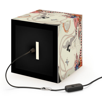 Minhuit … ou l’appartement a la mode by George Barbier Light Cube Lamp