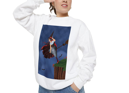 The Enchanted Witch Unisex Garment-Dyed Sweatshirt
