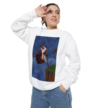 The Enchanted Witch Unisex Garment-Dyed Sweatshirt