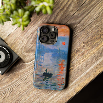 Sunrise by Claude Monet Phone Cases