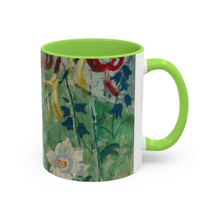 Flowers by August Babberger Colorful Mugs (11oz, 15oz)
