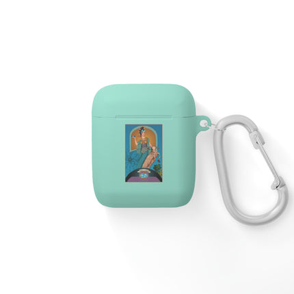 March & Aquamarine AirPods Case — Gem Series by Sofia Chiostri