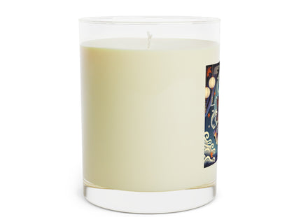 Skeleton Kabuki Performer Scented Candle - Full Glass, 11oz