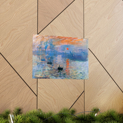Sunrise by Claude Monet Matte Horizontal Posters
