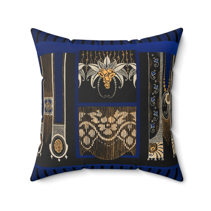 La décoration moderne dans le textile Pl. 4 by Gaston Charlet Spun Polyester Square Pillow