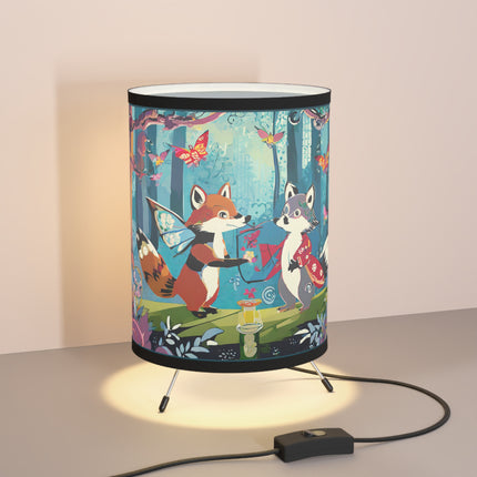 Whimsical Woodland Tripod Lamp