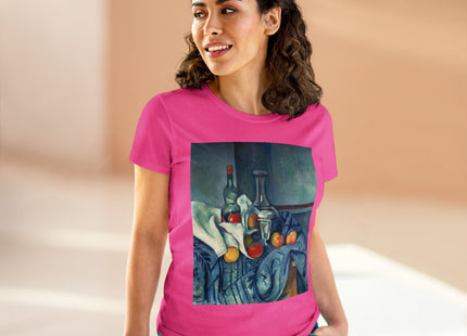 The Peppermint Bottle by Paul Cézanne Women's Midweight Cotton Tee