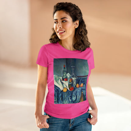 The Peppermint Bottle by Paul Cézanne Women's Midweight Cotton Tee