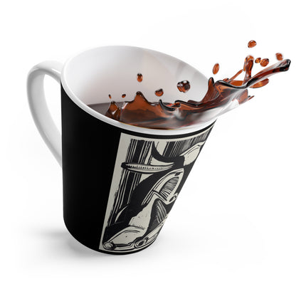 The Large Cow by Ernst Ludwig Kirchner Latte Mug