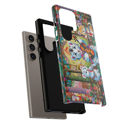 Melodies of the Snow Lion Cub Phone Cases