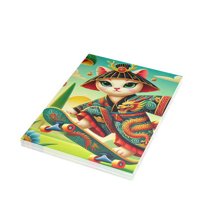 Dragon Dance on Wheels Postcard Bundles (envelopes included) - Bundles of 10, 30, 50 Pieces