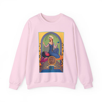 December & Tanzanite (from the Gem Series) by Sofia Chiostri Heavy Blend™ Crewneck Sweatshirt