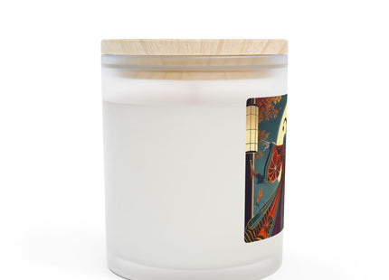 Court Magician with Ghost Butterflies Frosted Glass Candle, 11oz