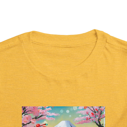 Rainy Day Ducks Toddler Short Sleeve Tee