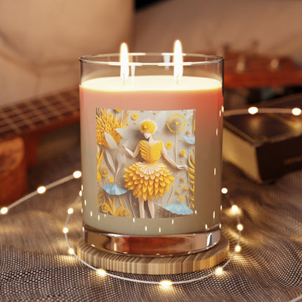 Dandelion Fairy Scented Candle - Full Glass, 11oz - The White Tea & Fig, The Lavender & Sage, and The Ocean Mist & Moss