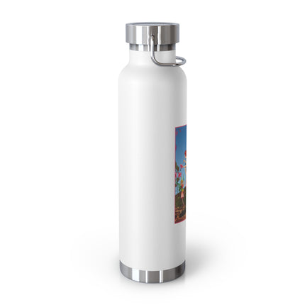 Periwinkle Painting the Petals by Ida Outhwaite Copper Vacuum Insulated Bottle, 22oz